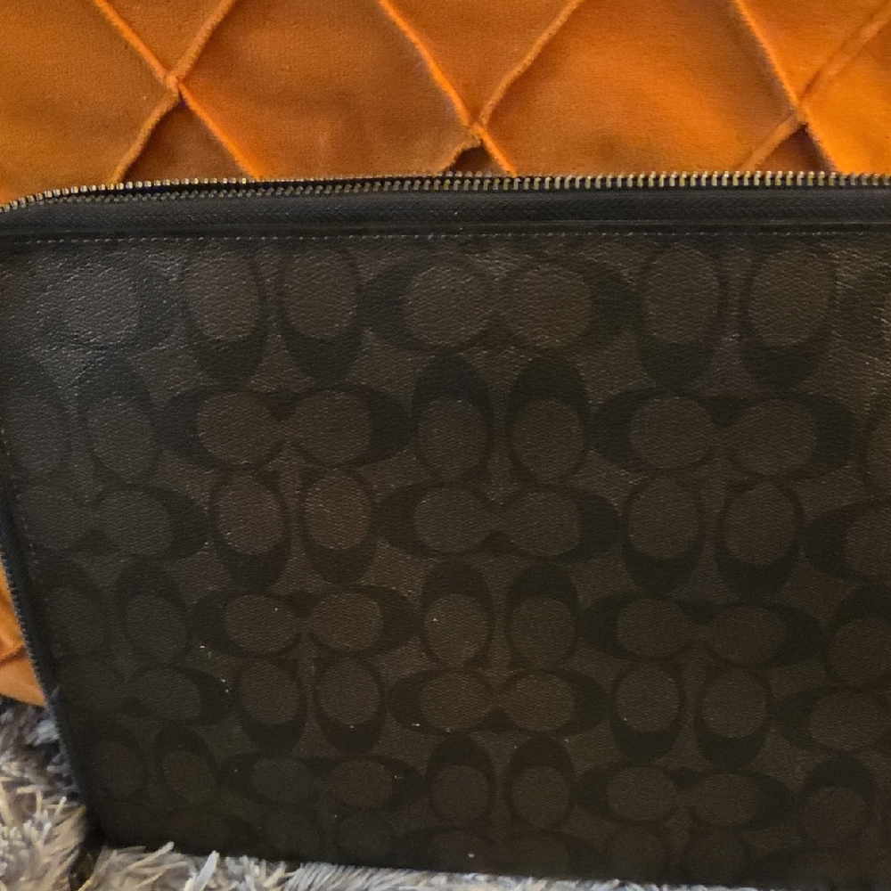 Coach Men's Black and Brown Laptop Bag - Picture 4 of 4